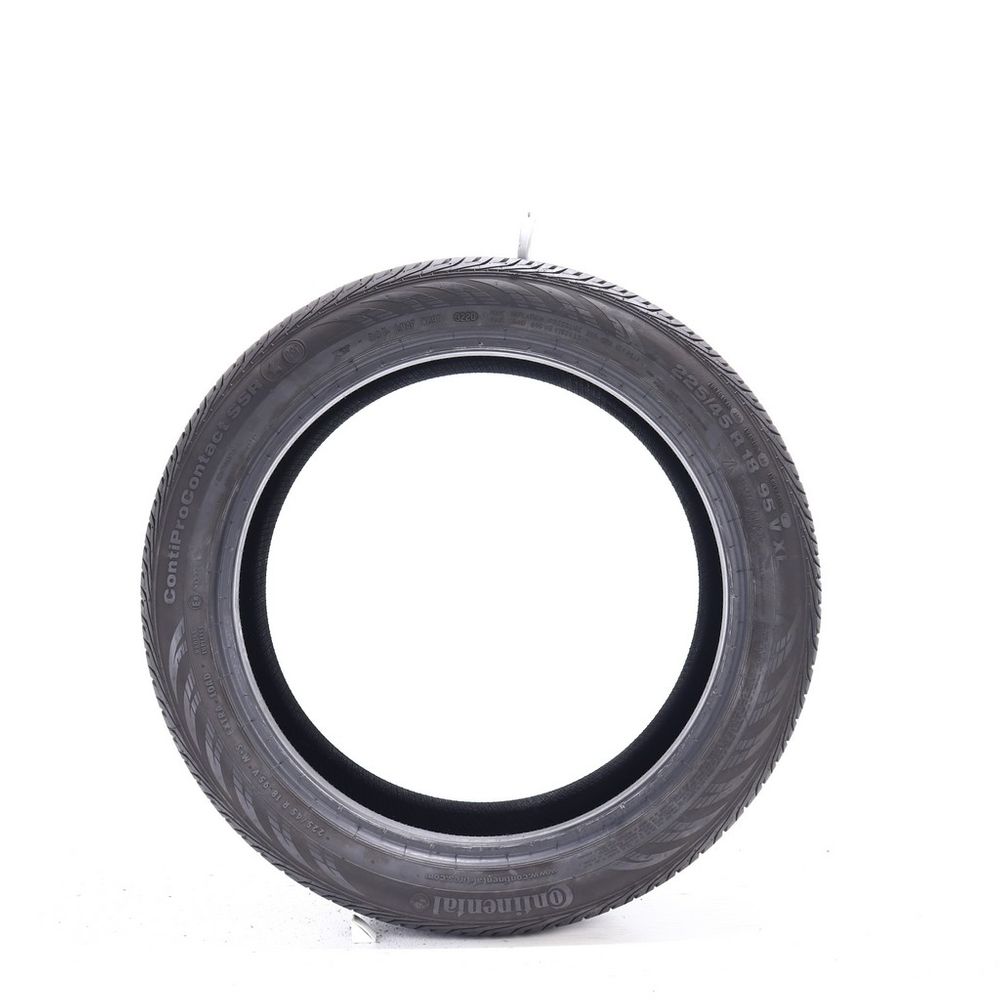 Set of (2) Used 225/45R18 Continental ContiProContact SSR 95V - 6.5/32 - Image 3
