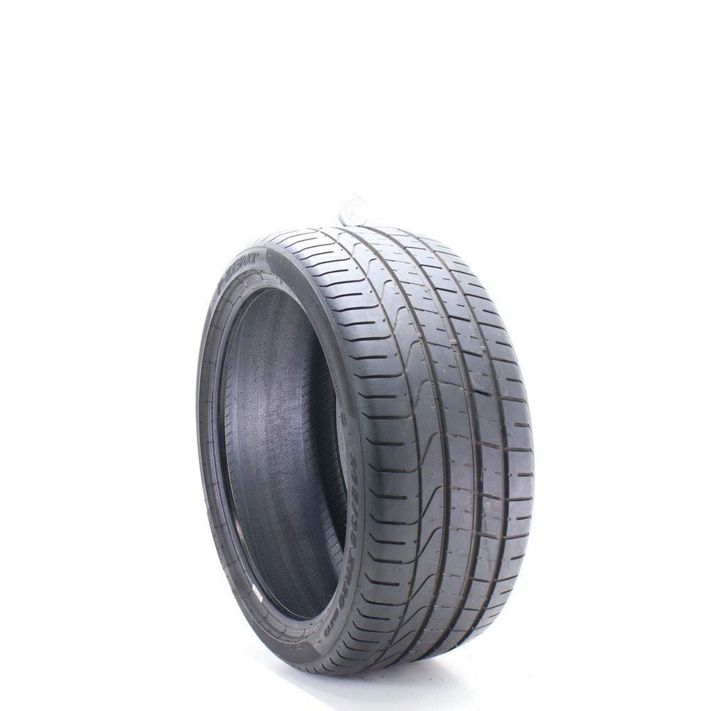 Set of (2) Used 265/35ZR20 Pirelli P Zero NO 95Y - 8-9/32 - Image 1
