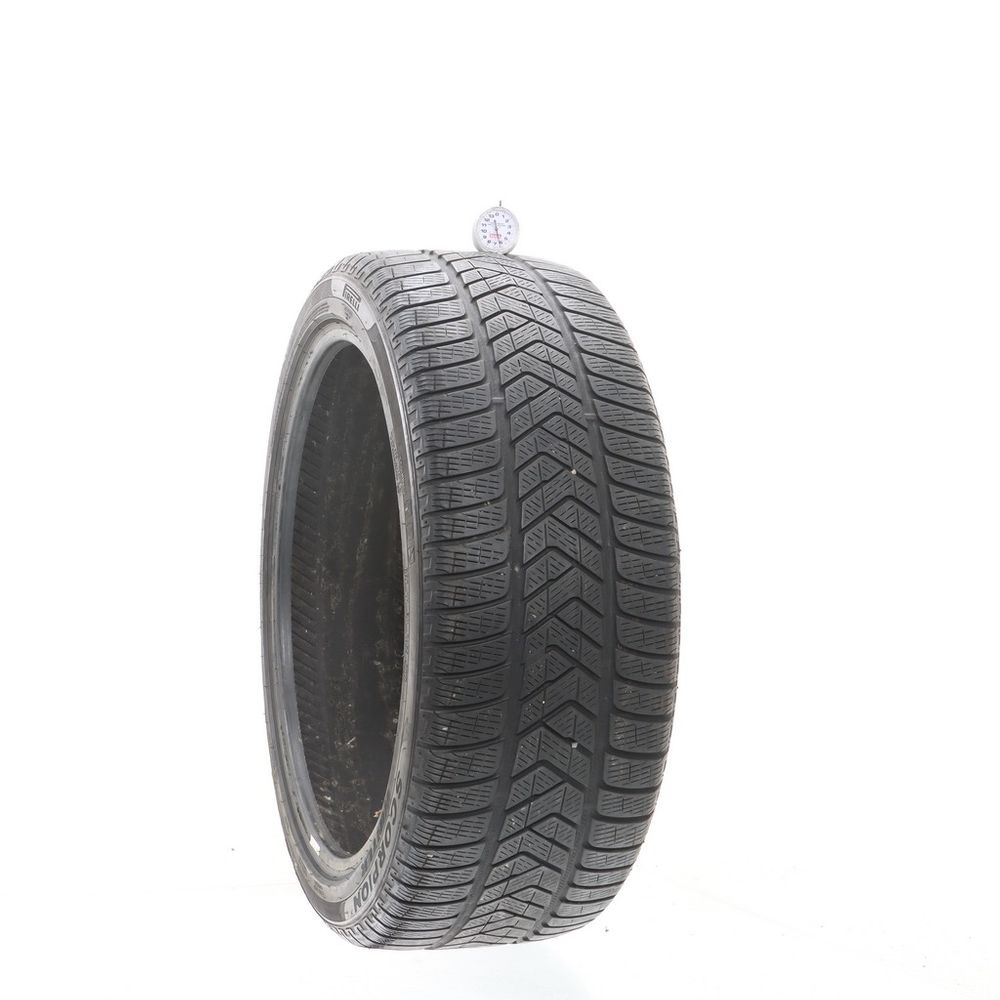 Set of (2) Used 255/40R21 Pirelli Scorpion Winter 102V - 6-6.5/32 - Image 1