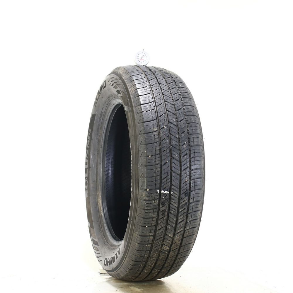 Set of (2) Used 225/60R18 Kumho Solus TA51a 100H - 8-9.5/32 - Image 1