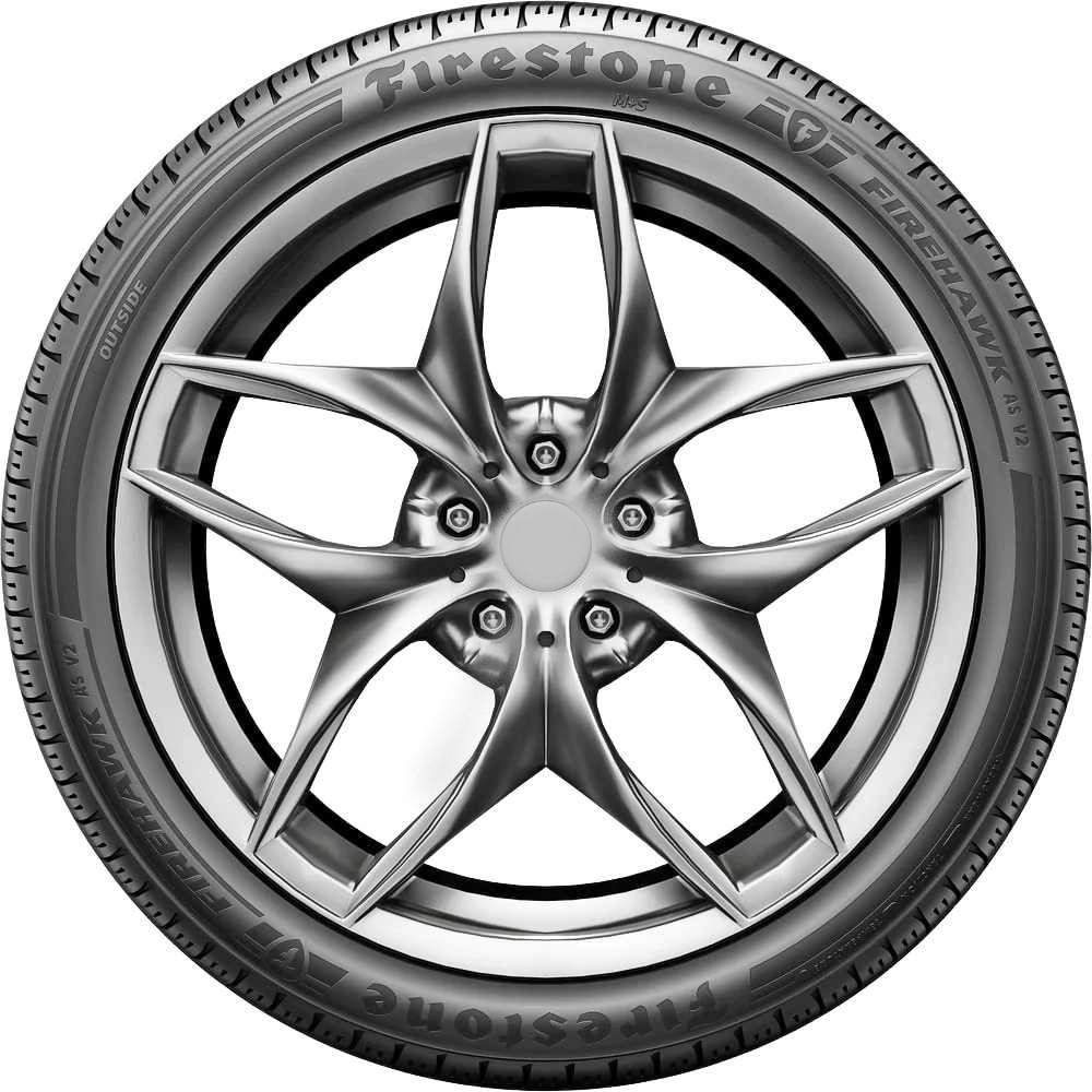 Set of (4) New 245/40R18 Firestone FireHawk A/S V2 97W - Image 2