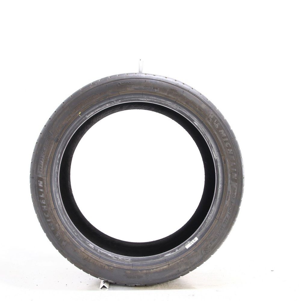 Set of (2) Used 265/35ZR18 Michelin Pilot Sport All Season 4 97Y - 7.5-8/32 - Image 3