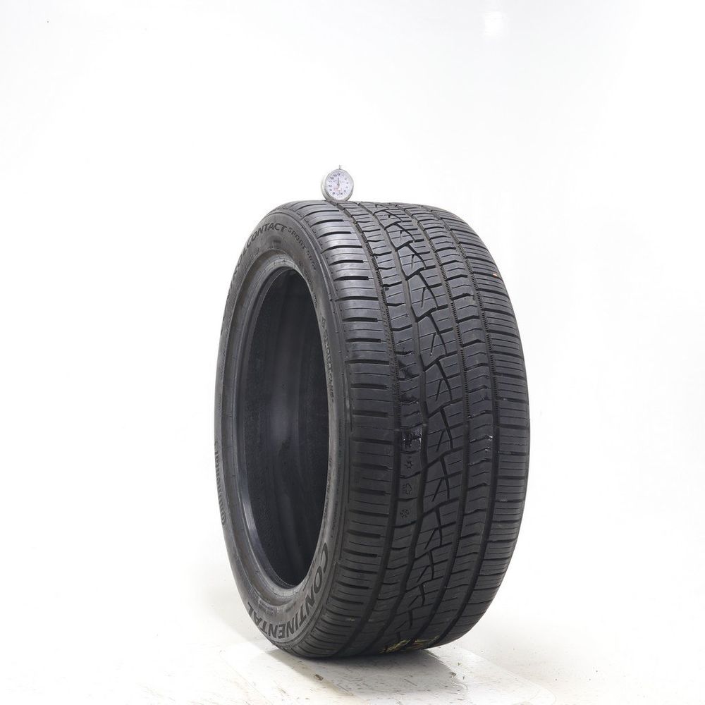Set of (2) Used 275/40ZR19 Continental ControlContact Sport SRS Plus 101Y - 6.5-7/32 - Image 1