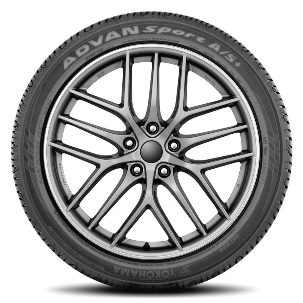 Set of (4) New 235/40R18 Yokohama ADVAN Sport A/S 95Y - Image 2