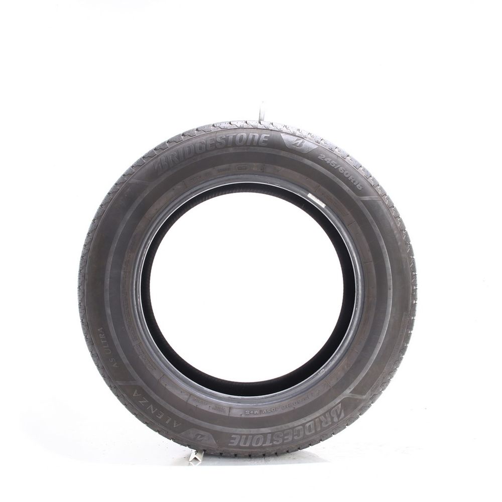 Set of (2) Used 245/60R18 Bridgestone Alenza AS Ultra 105V - 9/32 - Image 3
