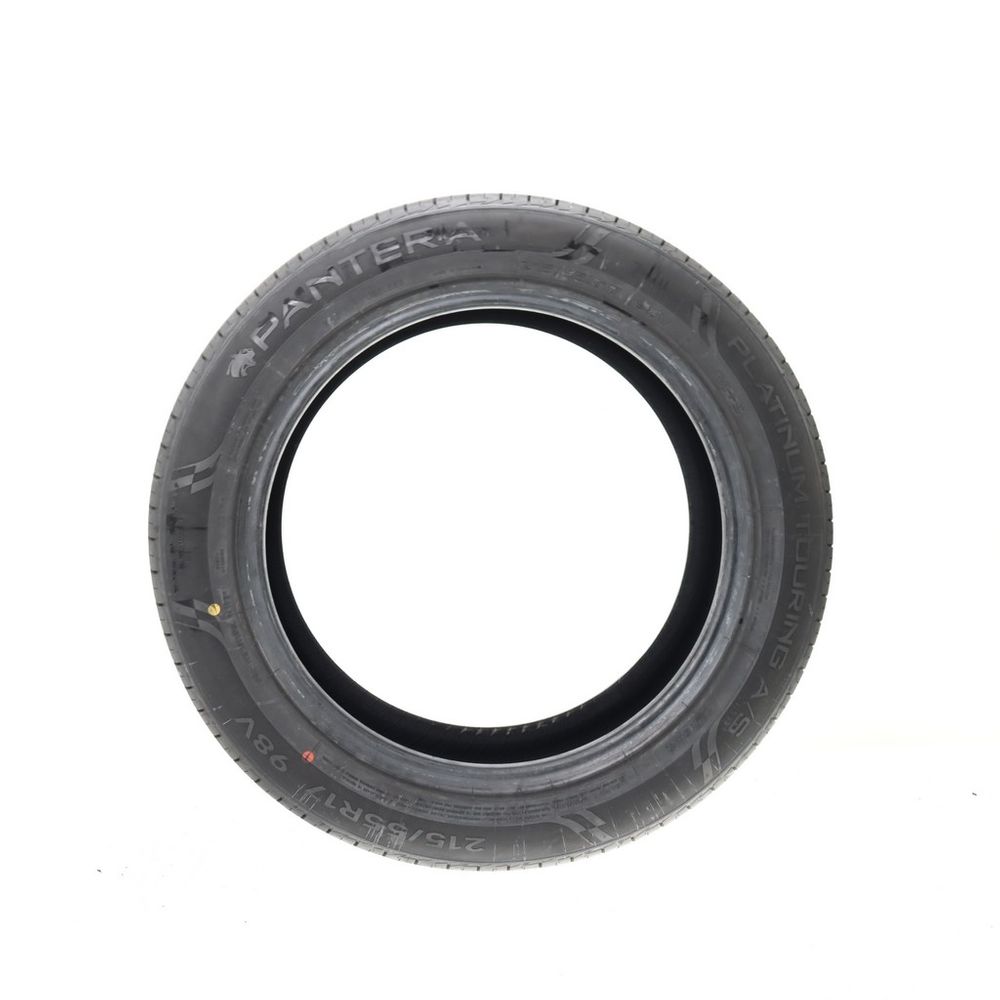 Set of (2) Driven Once 215/55R17 Pantera Platinum Touring A/S 98V - 9.5/32 - Image 3