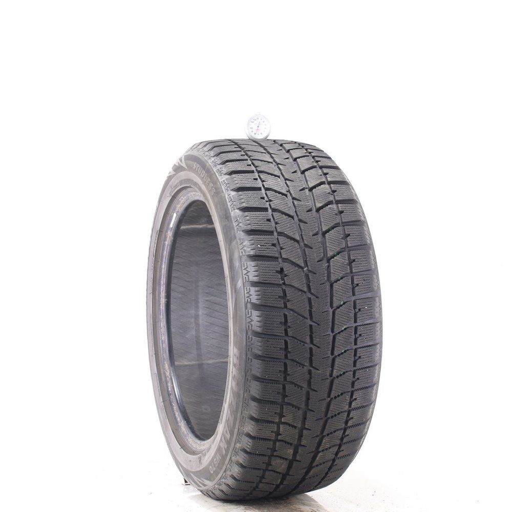 Used 245/50R18 Bridgestone Blizzak WS70 Studless 104T - 7.5/32 - Image 1