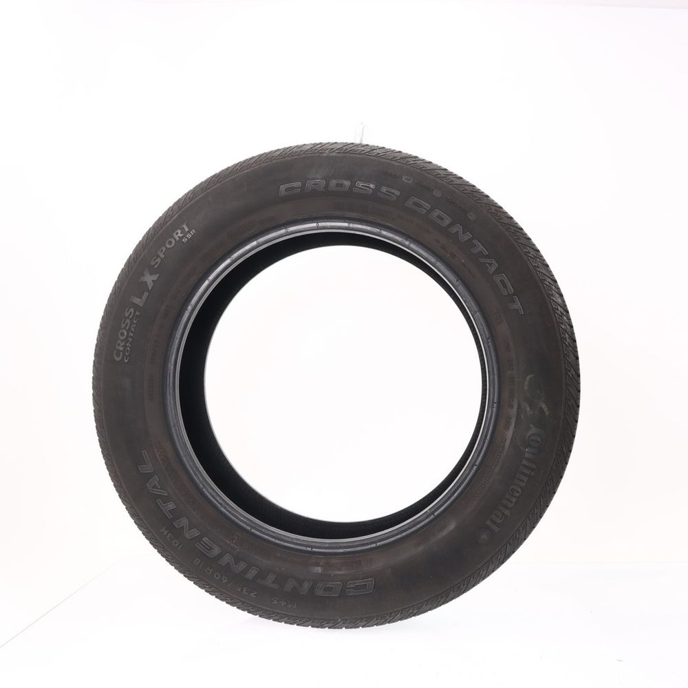 Set of (2) Used 235/60R18 Continental CrossContact LX Sport SSR MOE 103H - 6-6.5/32 - Image 3