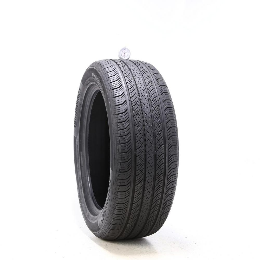 Set of (2) Used 235/55R19 Continental ProContact TX NO 101V - 6.5-7/32 - Image 4