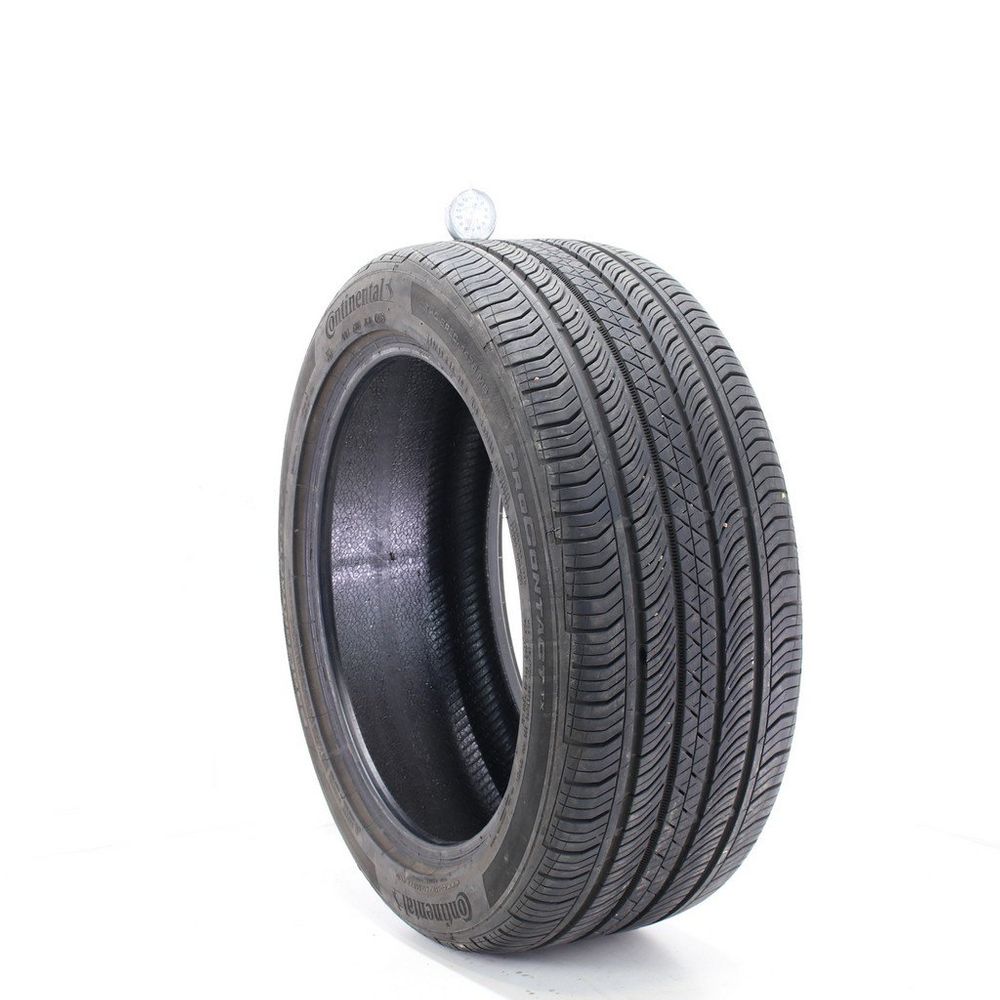 Set of (4) Used 245/45R18 Continental ProContact TX 96H - 7.5-8/32 - Image 1