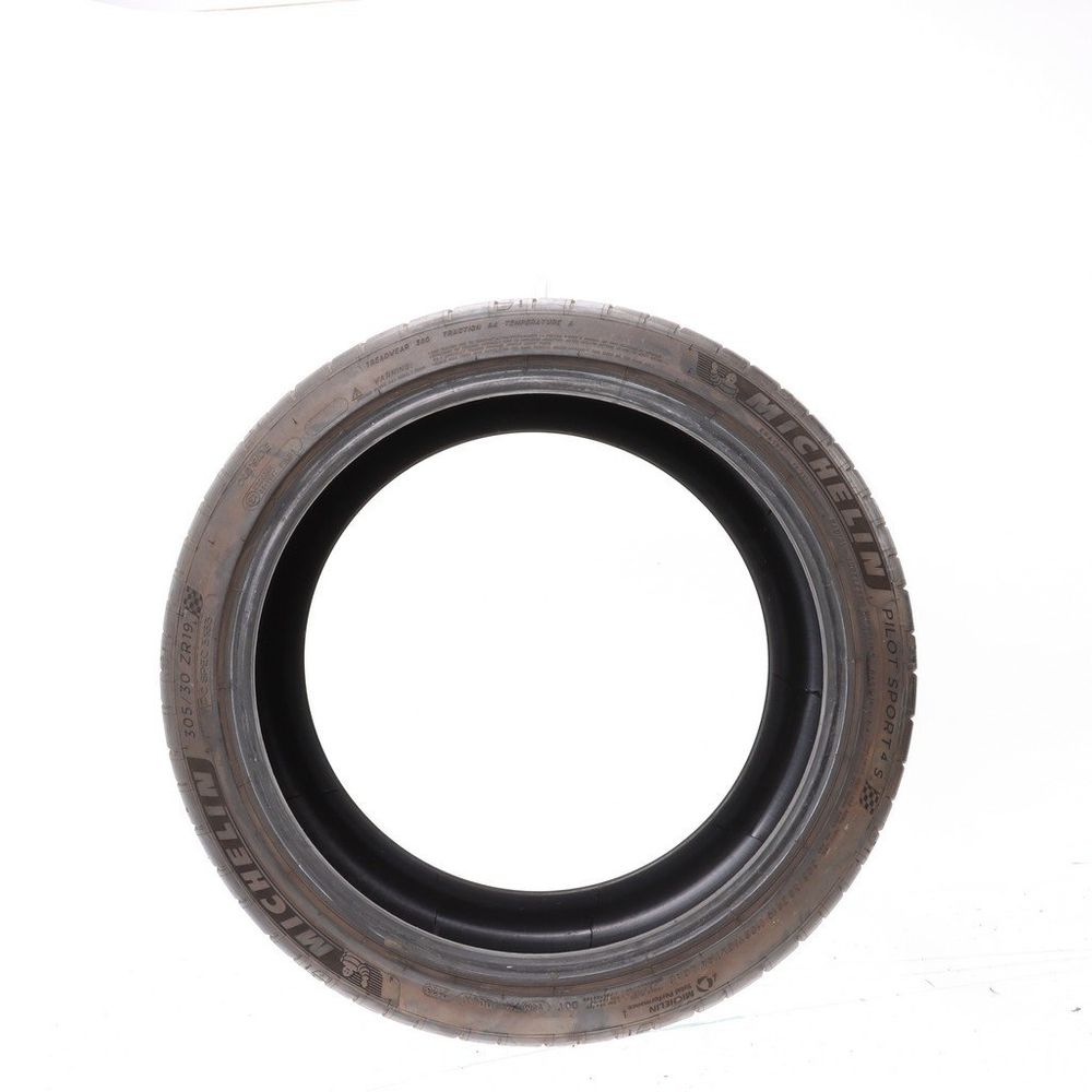 Set of (2) Used 305/30ZR19 Michelin Pilot Sport 4 S 102Y - 8-8.5/32 - Image 6