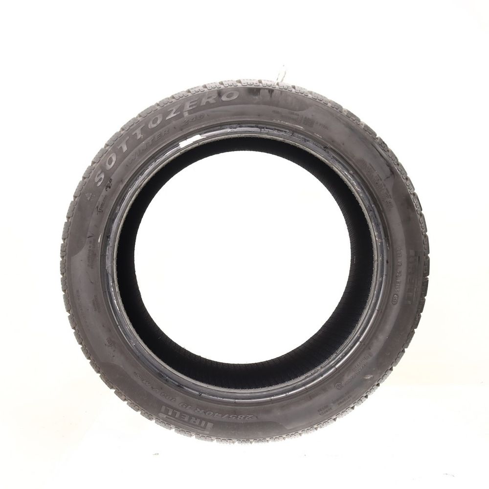 Set of (2) Used 285/40R19 Pirelli Winter 240 Sottozero 103V - 6-7.5/32 - Image 6