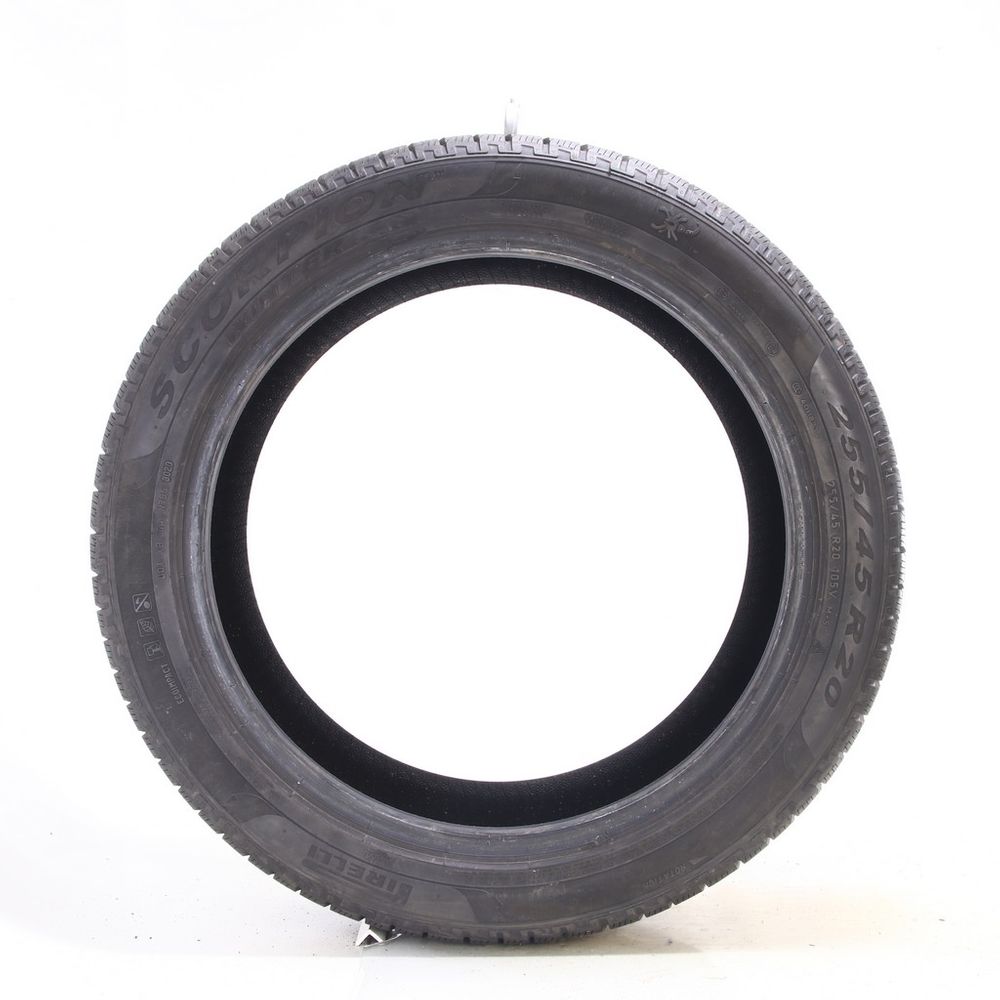 Set of (2) Used 255/45R20 Pirelli Scorpion Winter 105V - 8.5/32 - Image 3