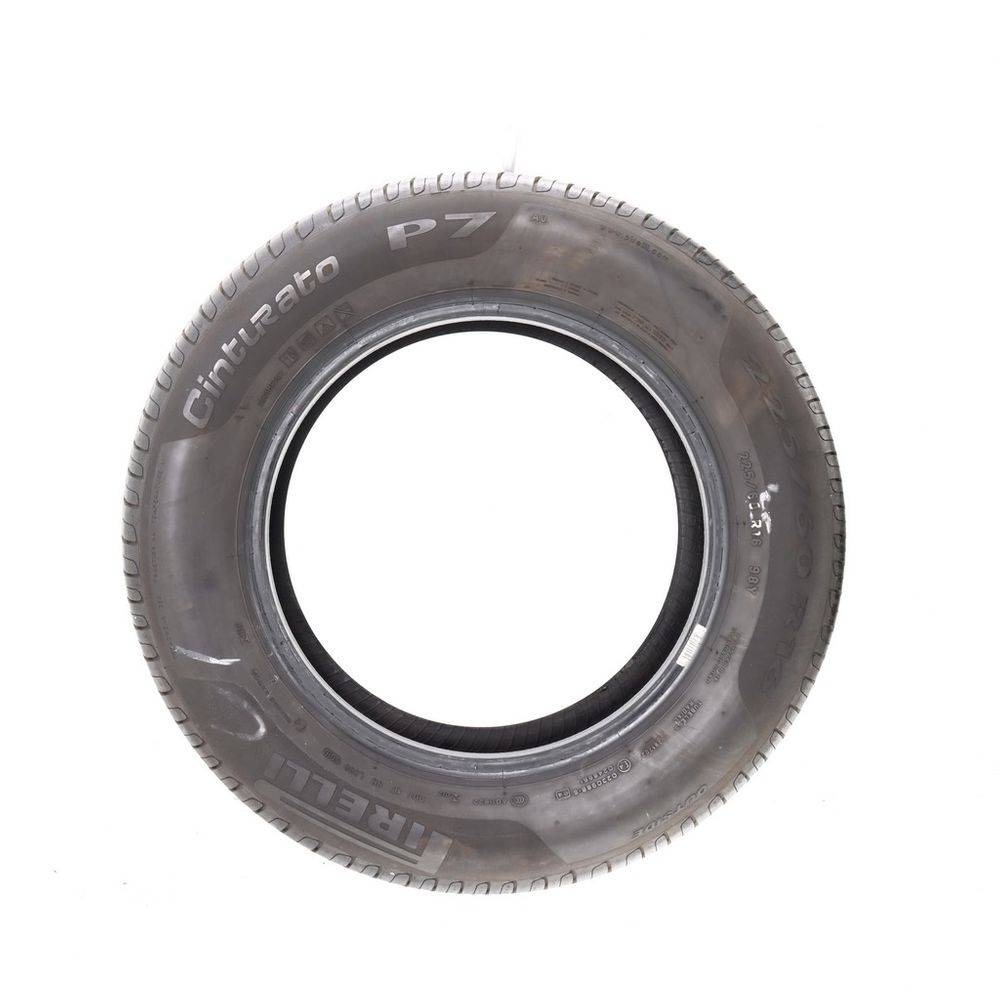 Set of (2) Used 225/60R16 Pirelli Cinturato P7 AO 98Y - 8.5/32 - Image 3