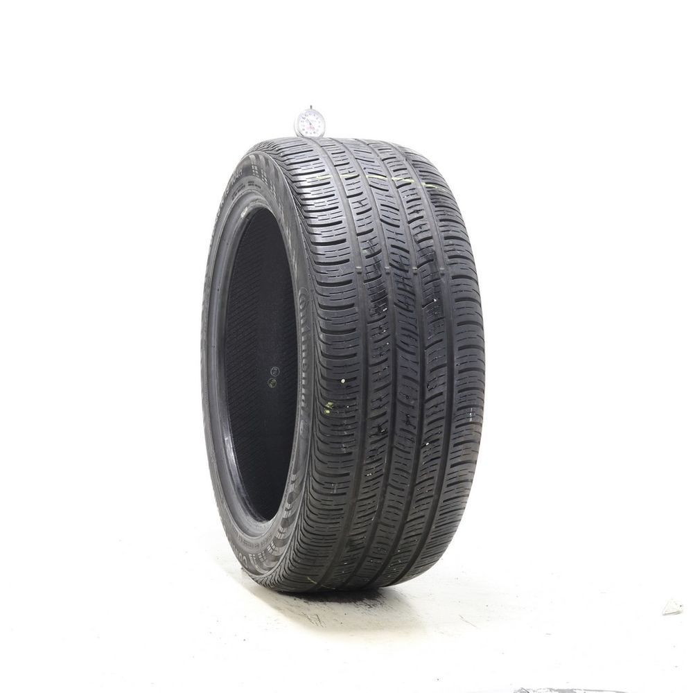 Set of (2) Used 255/45R19 Continental ContiProContact AO 104H - 5.5/32 - Image 1