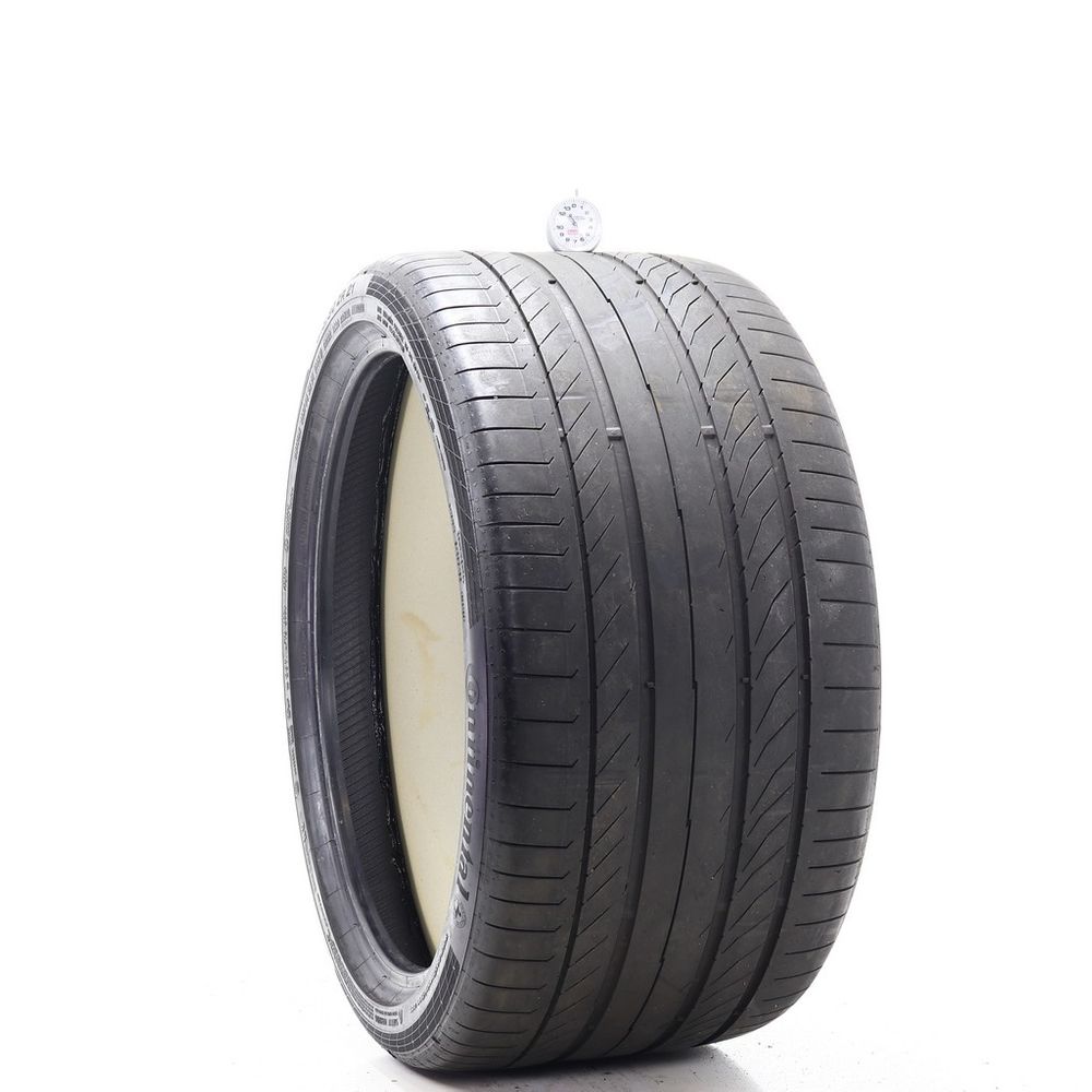 Set of (2) Used 315/30ZR21 Continental ContiSportContact 5P NO ContiSilent 105Y - 5.5-6.5/32 - Image 1