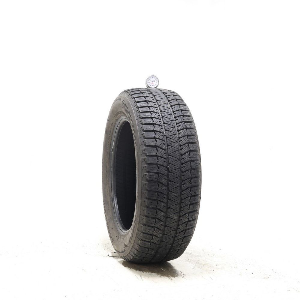 Set of (2) Used 205/60R16 Bridgestone Blizzak WS90 Studless 92H - 10/32 - Image 1