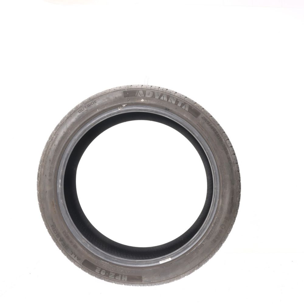Set of (2) Used 245/40ZR19 Advanta HP Z-02 98W - 8-8.5/32 - Image 3