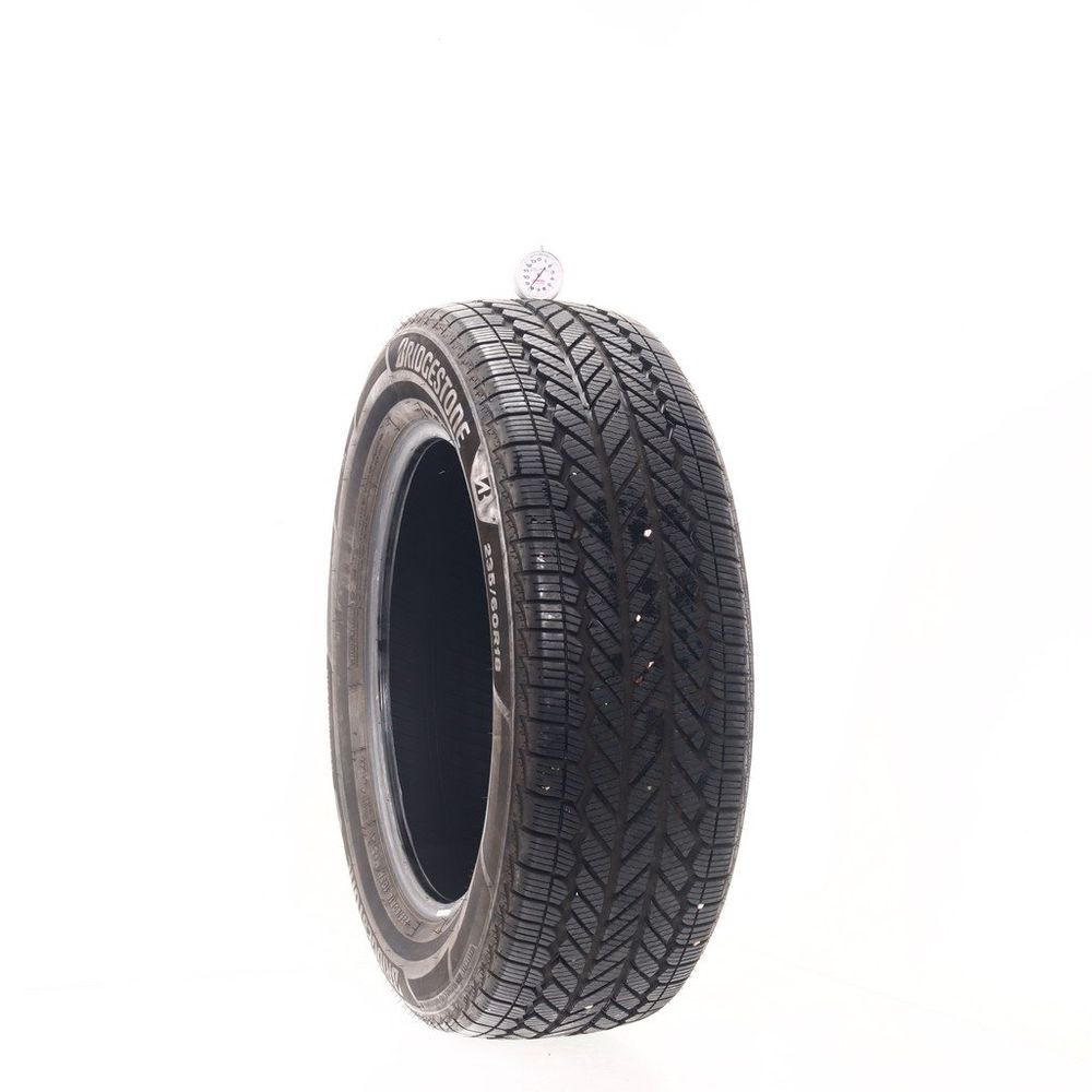 Set of (2) Used 235/60R18 Bridgestone WeatherPeak 103H - 8-9.5/32 - Image 1