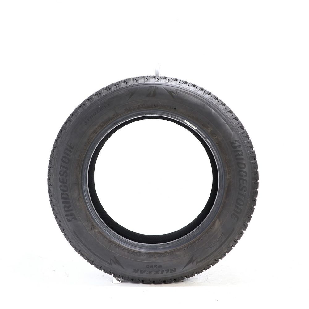 Set of (2) Used 215/60R16 Bridgestone Blizzak WS90 Studless 95H - 8-9/32 - Image 6