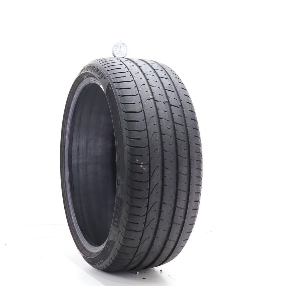 Set of (2) Used 245/35ZR20 Pirelli P Zero NO 91Y - 7-7.5/32 - Image 1