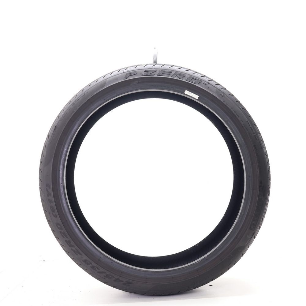 Set of (2) Used 245/35ZR20 Pirelli P Zero NO 91Y - 7-7.5/32 - Image 3