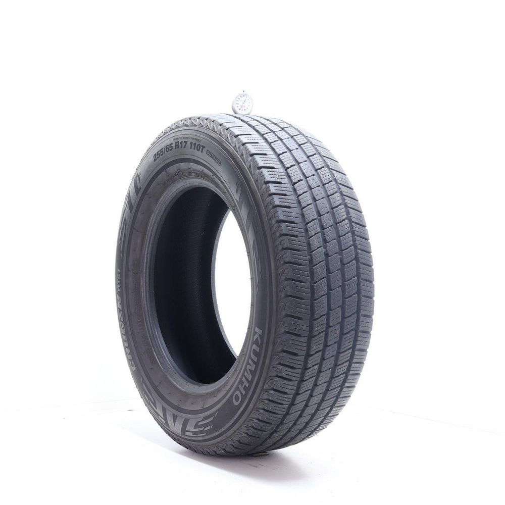 Set of (2) Used 255/65R17 Kumho Crugen HT51 110T - 8-9/32 - Image 1