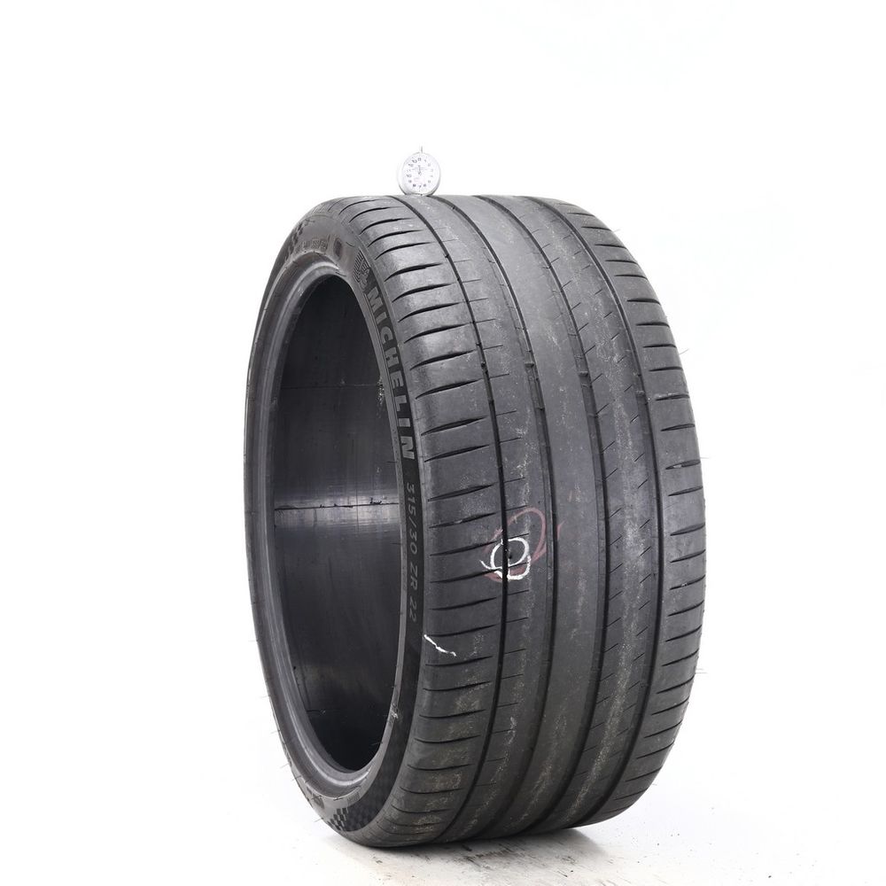 Set of (4) Used 315/30ZR22 Michelin Pilot Sport 4 S 107Y - 5.5-7/32 - Image 7