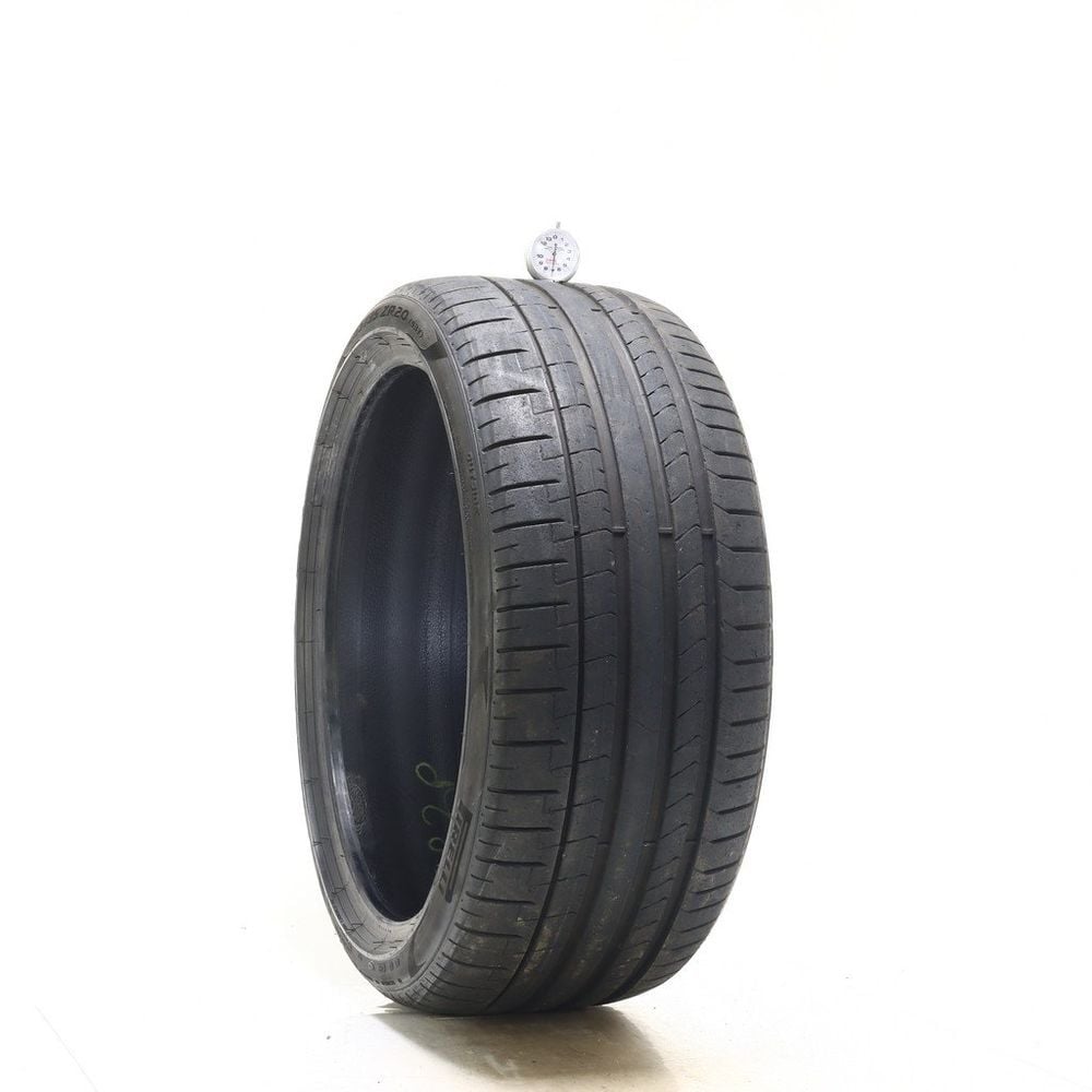 Set of (2) Used 255/35ZR20 Pirelli P Zero PZ4 NA1 93Y - 7-8/32 - Image 1