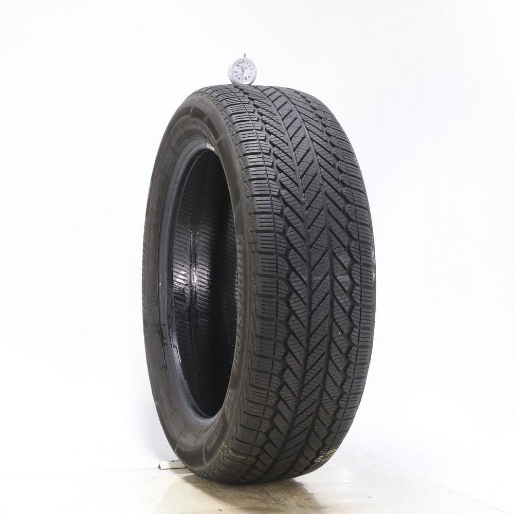 Set of (2) Used 225/55R19 Bridgestone WeatherPeak 99V - 6/32 - Image 1