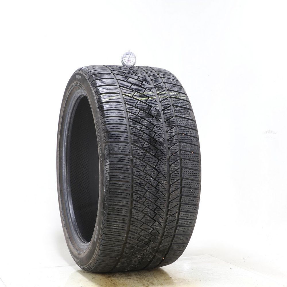 Set of (2) Used 295/35R19 Continental ContiWinterContact TS830P R01 104W - 7.5-8/32 - Image 1