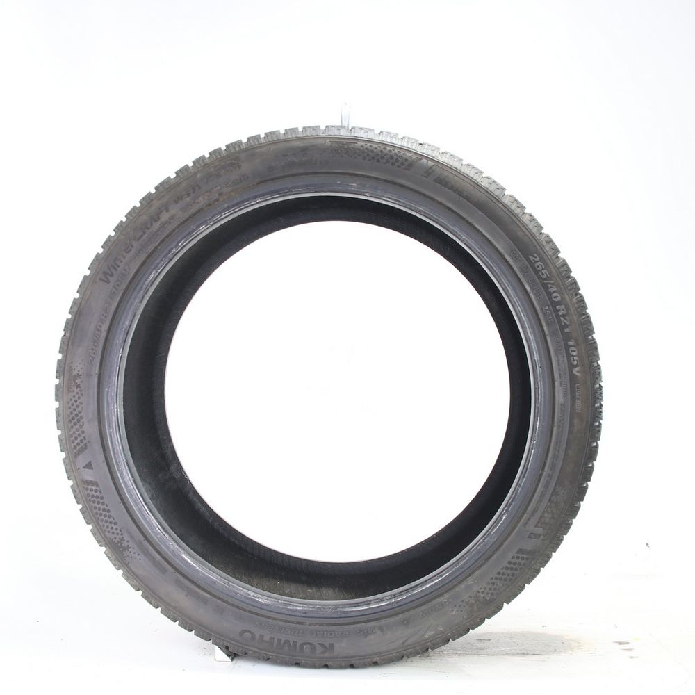 Used 265/40R21 Kumho WinterCraft WS71 SUV Asymmetric 105V - 8/32 - Image 3