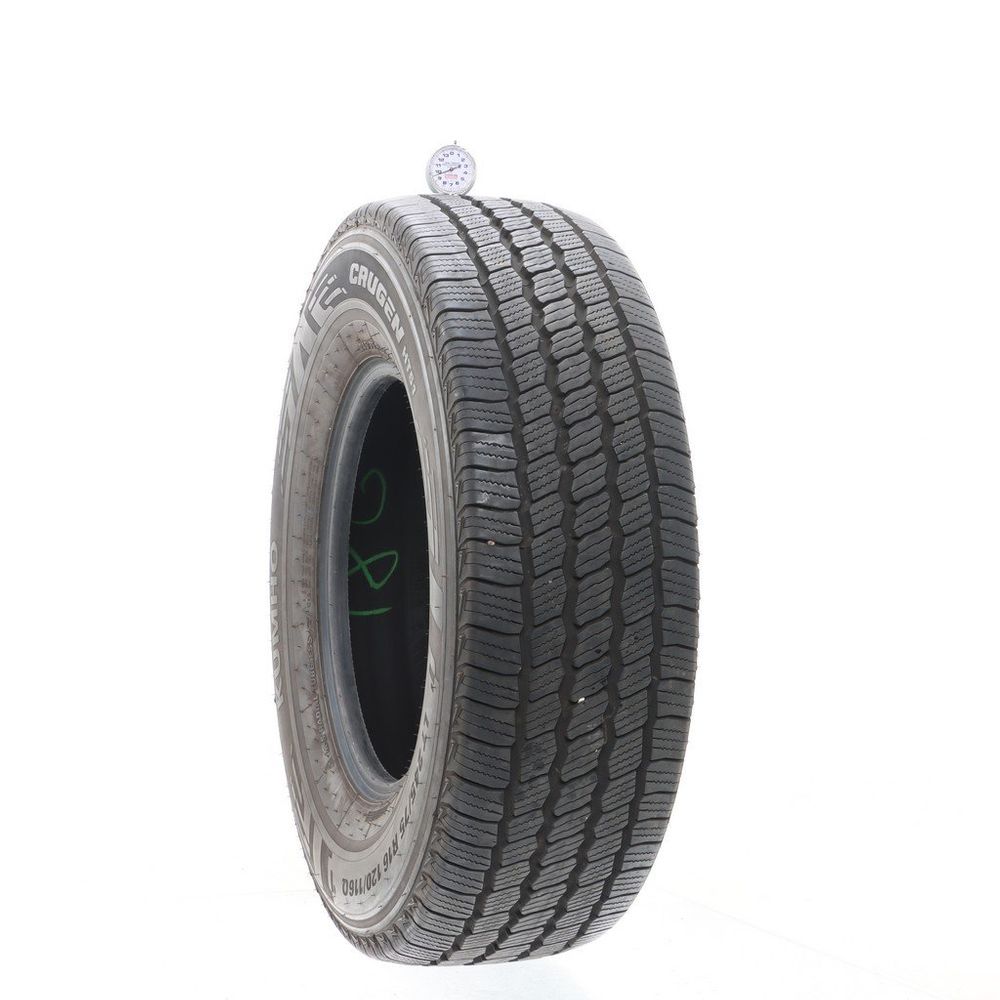 Set of (2) Used LT 245/75R16 Kumho Crugen HT51 120/116Q E - 9.5-10.5/32 - Image 1