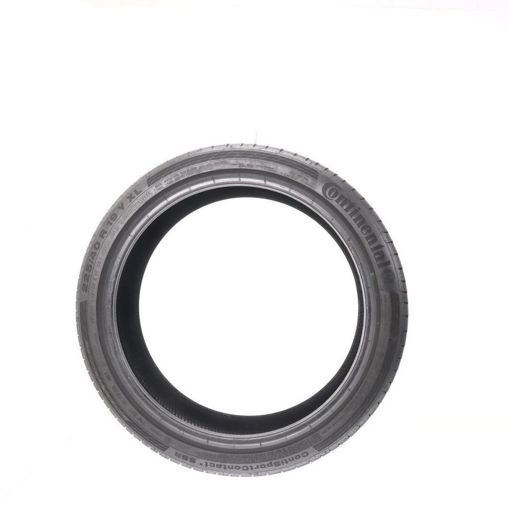 Set of (2) Used 225/40R19 Continental ContiSportContact 5 SSR MOE 93Y - 6-7.5/32 - Image 6