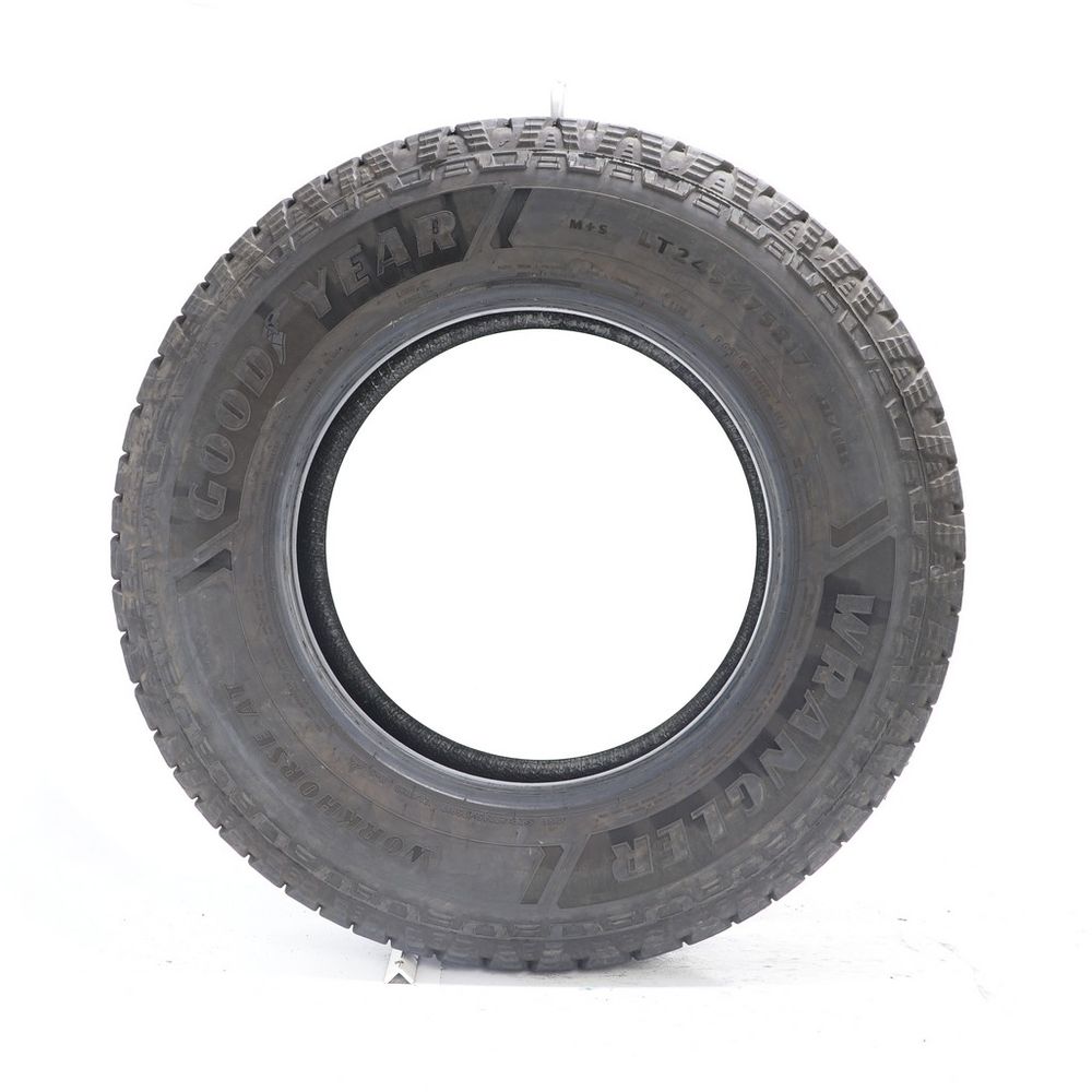 Set of (2) Used LT 245/75R17 Goodyear Wrangler Workhorse AT 121/118S E - 9.5-10.5/32 - Image 6