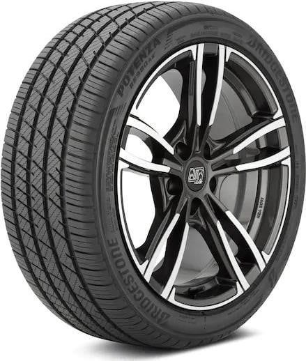 Set of (2) New 225/45R18 Bridgestone Potenza RE980 A/S Plus 91W - Image 1