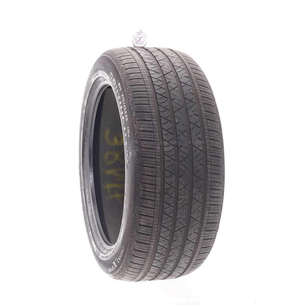 Set of (4) Used 275/45R20 Continental CrossContact LX Sport T1 ContiSilent 110V - 7.5-8.5/32 - Image 4