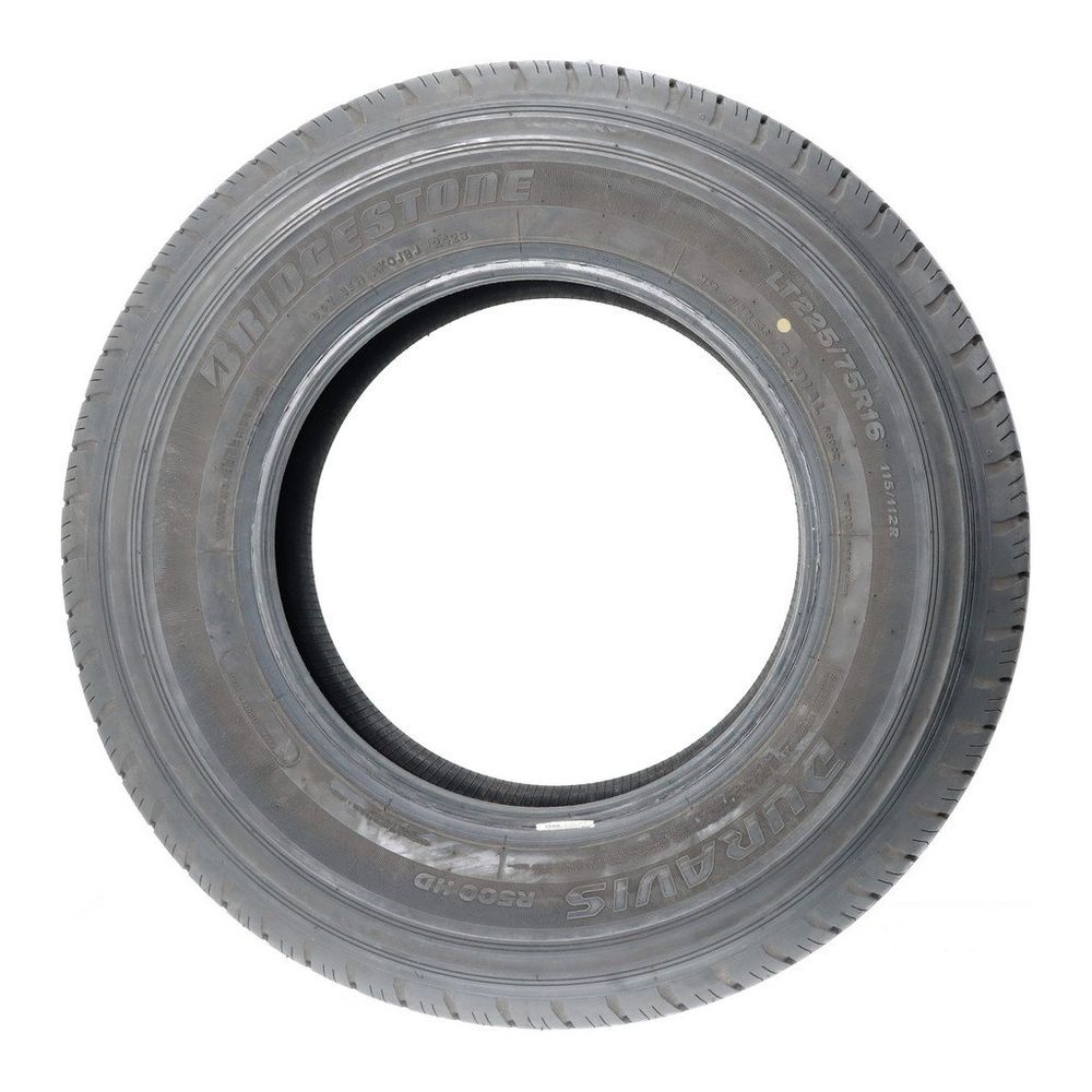 Set of (4) Used LT 225/75R16 Bridgestone Duravis R500 HD 115/112R E - 12-12.5/32 - Image 3