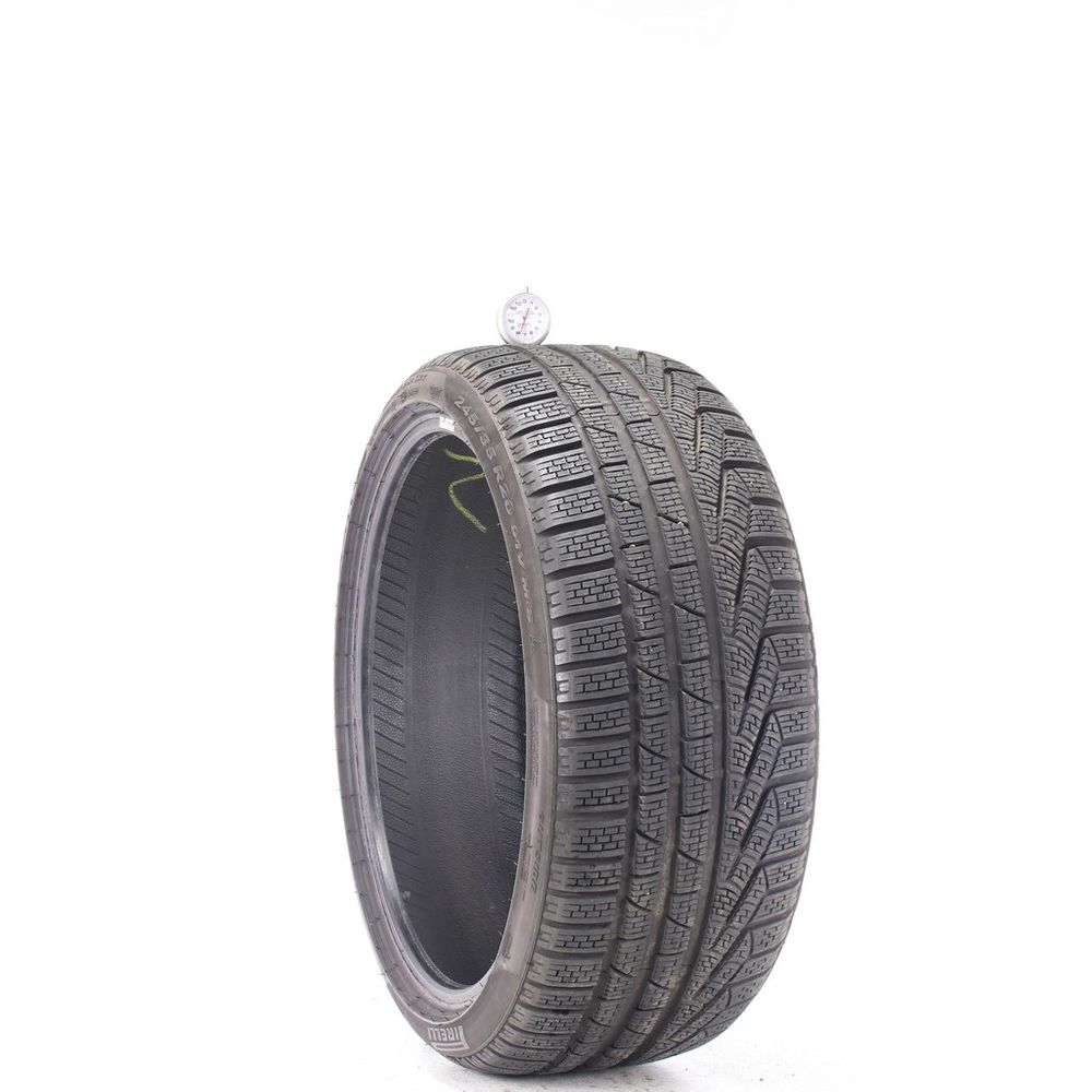 Used 245/35R20 Pirelli Sottozero Winter 240 Serie II NO 91V - 7.5/32 - Image 1