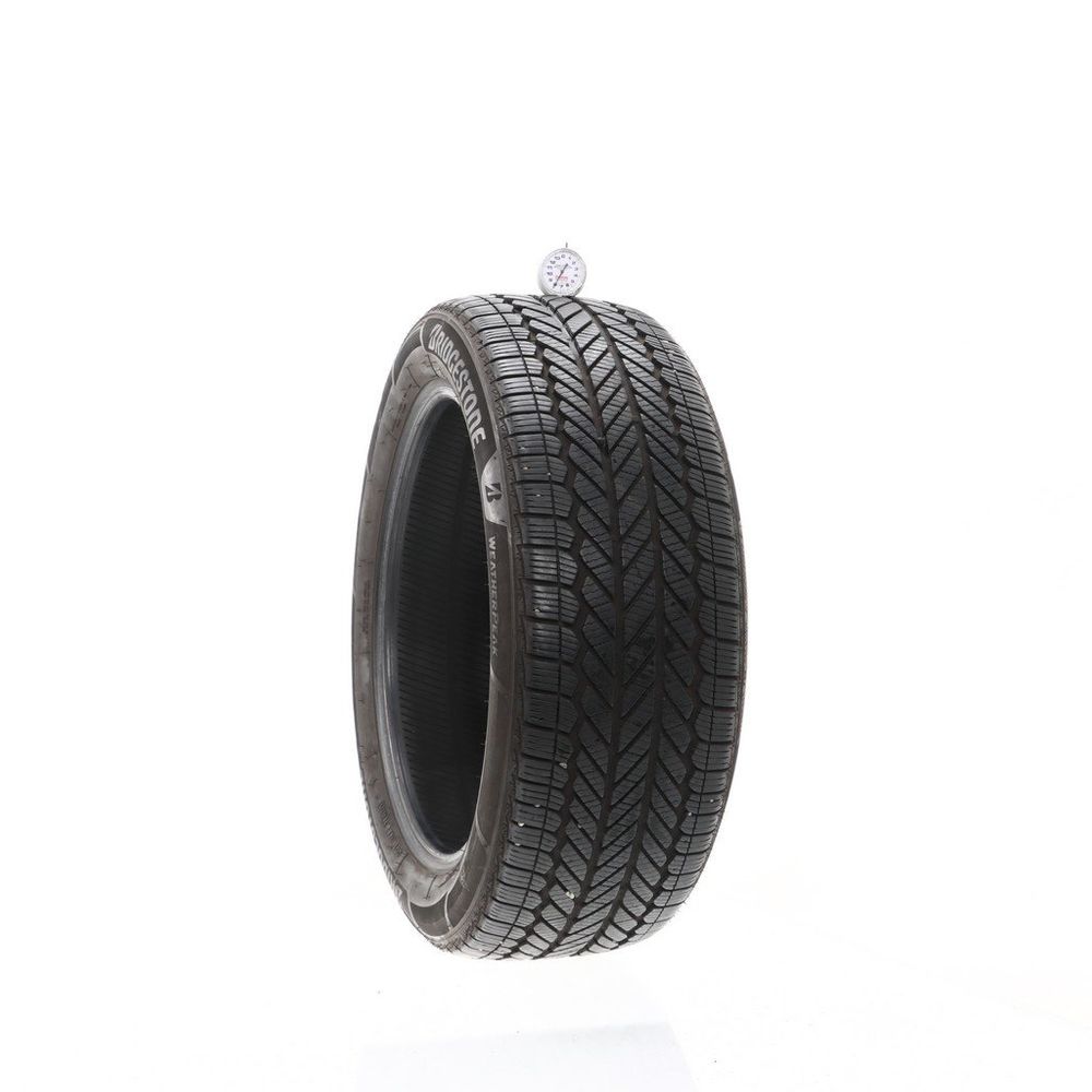 Set of (2) Used 225/50R18 Bridgestone WeatherPeak 95H - 8-8.5/32 - Image 1