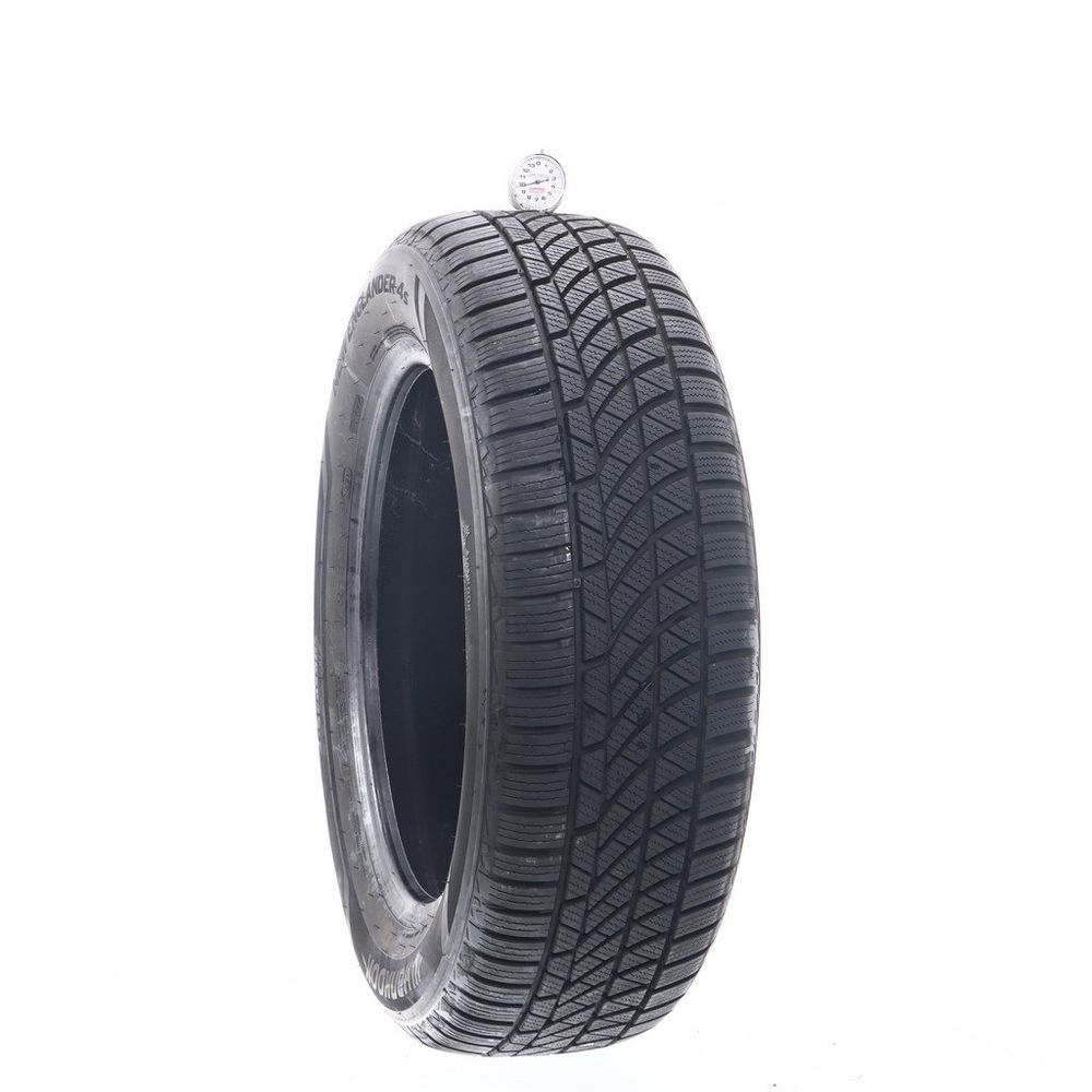 Set of (2) Used 225/60R18 Hankook New Englander 4s 100H - 9.5/32 - Image 1