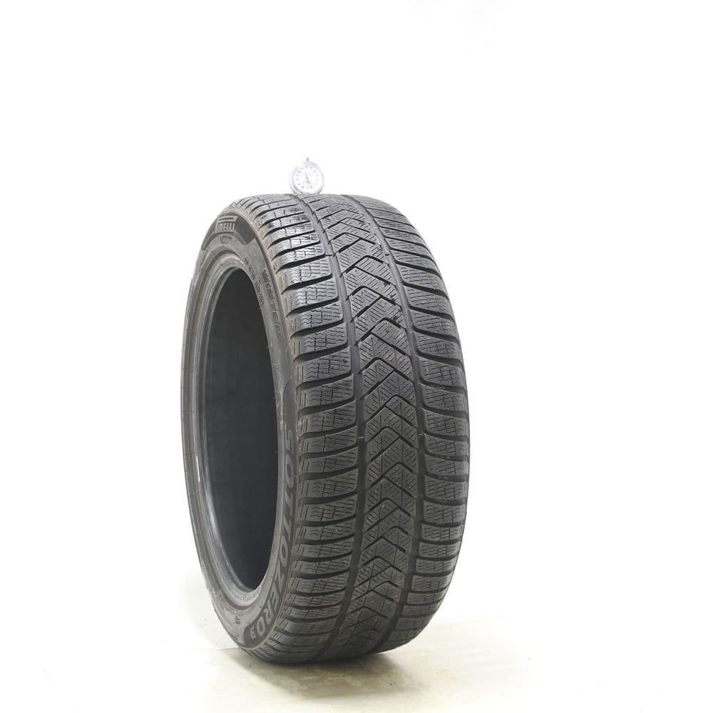 Set of (2) Used 235/45R18 Pirelli Winter Sottozero 3 98V - 6-6.5/32 - Image 1