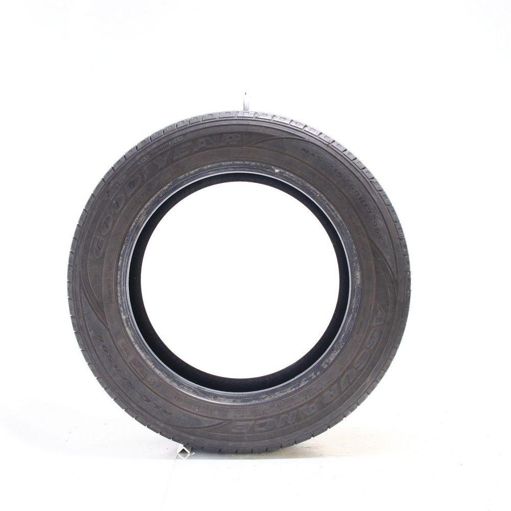 Set of (2) Used 215/60R17 Goodyear Assurance All-Season 96T - 6-7.5/32 - Image 3