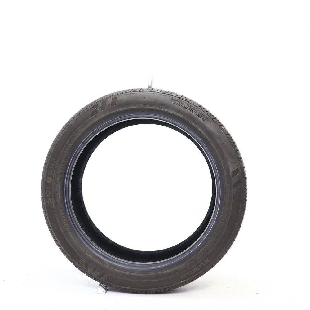 Used 215/45R17 Kumho Solus TA31 87H - 7.5/32 - Image 3