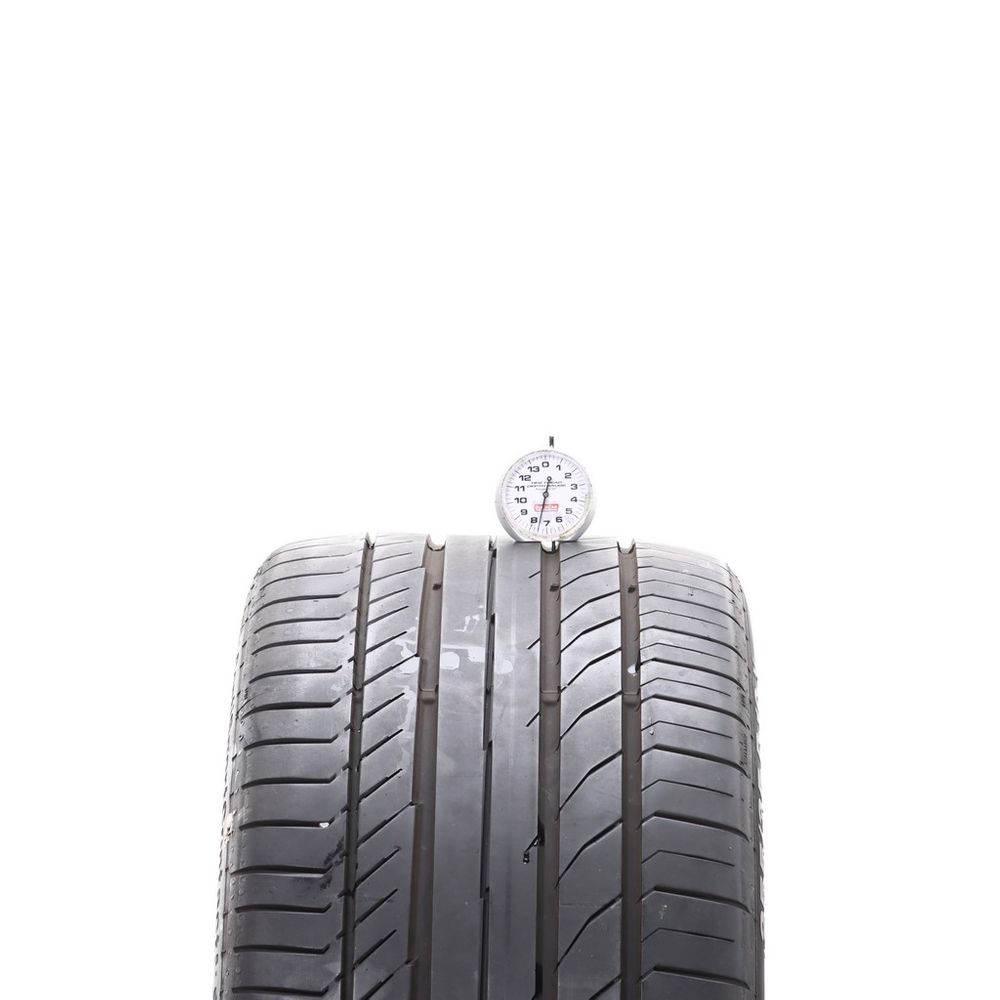 Set of (2) Used 255/35R19 Continental ContiSportContact 5 SSR MOE 96Y - 7.5-8.5/32 - Image 2