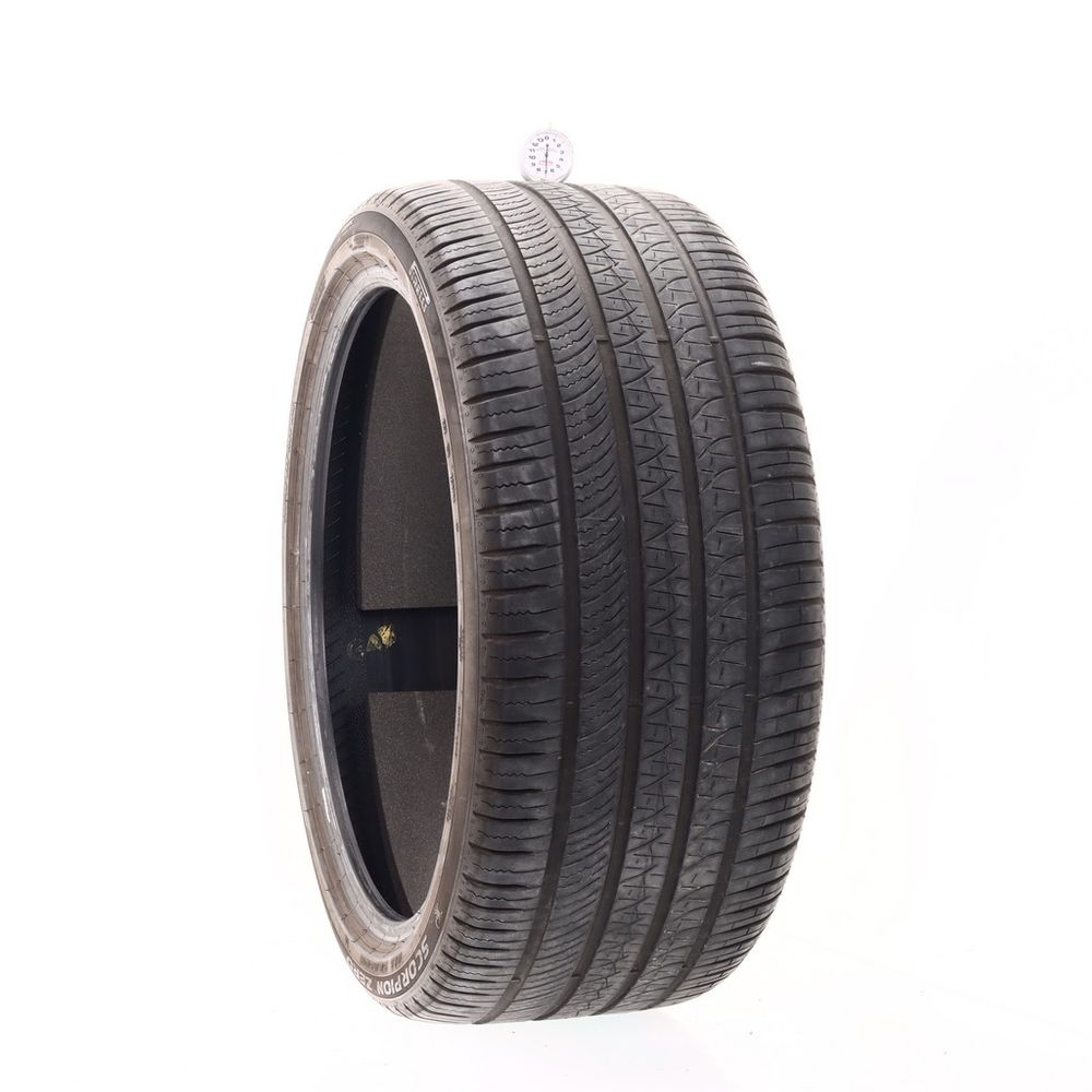 Set of (2) Used 285/35R22 Pirelli Scorpion Zero TO Elect PNCS 106Y - 7-8.5/32 - Image 1