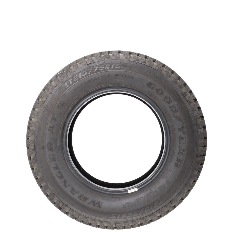 Set of (2) Used LT 215/75R15 Goodyear Wrangler AT/S 106/103S D - 14/32 - Image 3