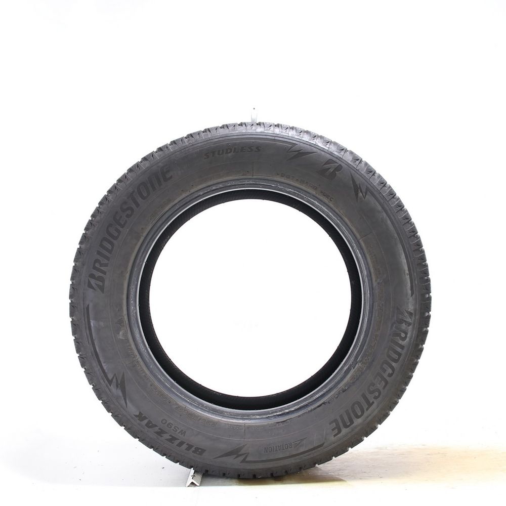Set of (2) Used 235/60R17 Bridgestone Blizzak WS90 Studless 102T - 8-8.5/32 - Image 3
