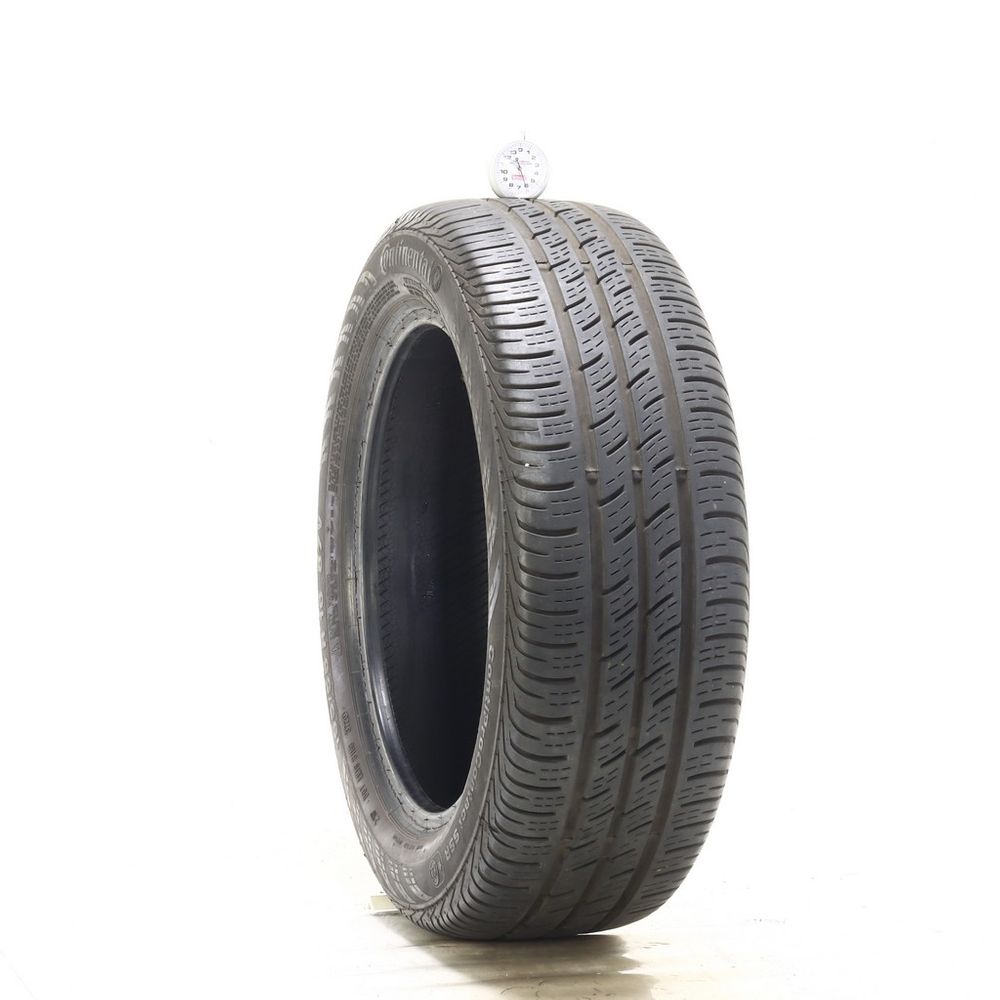 Set of (2) Used 195/55R16 Continental ContiProContact SSR 87V - 8/32 - Image 1