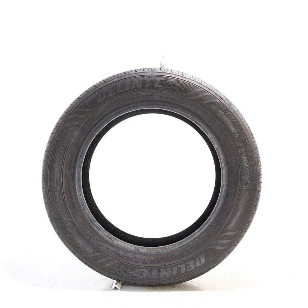 Set of (2) Used 225/60R17 Delinte DH7 SUV 99H - 8/32 - Image 3